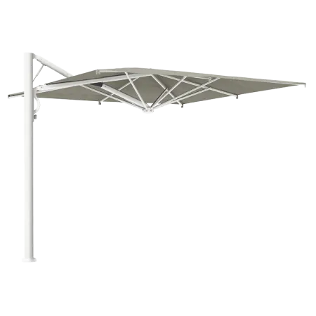 Astro Starwhite, retractable parasol for garden and outdoor.