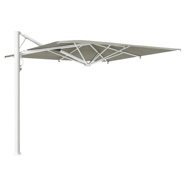 Astro Starwhite, retractable parasol for garden and outdoor.