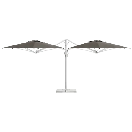 Dual "V" Starwhite - Scolaro Parasol - Ombrelloni da giardino