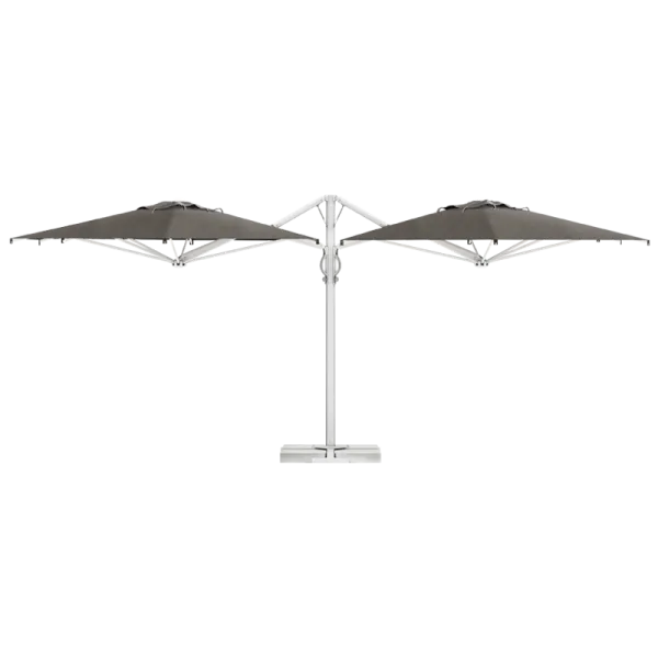 Dual "V" Starwhite - Scolaro Parasol - Ombrelloni da giardino