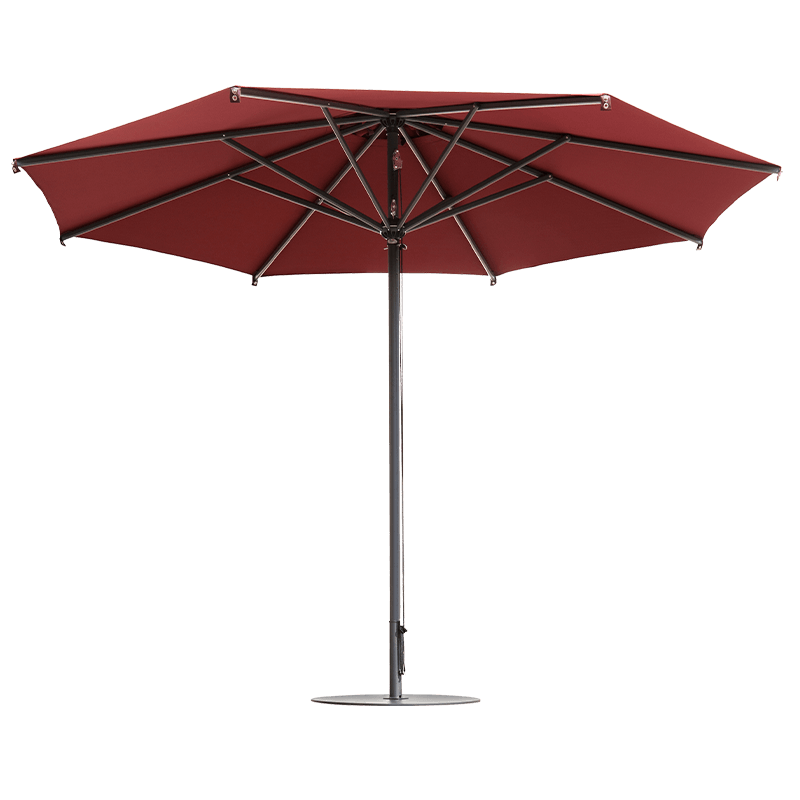 Central pole parasols